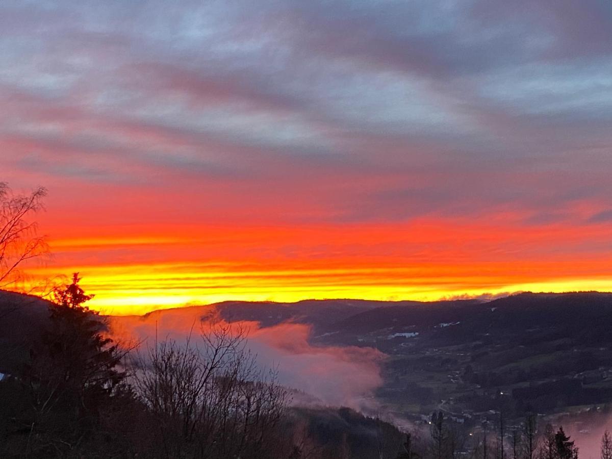 Le Gite Cozy De Bouvacote Avec Vue Panoramique Et Sauna Le Tholy Kültér fotó