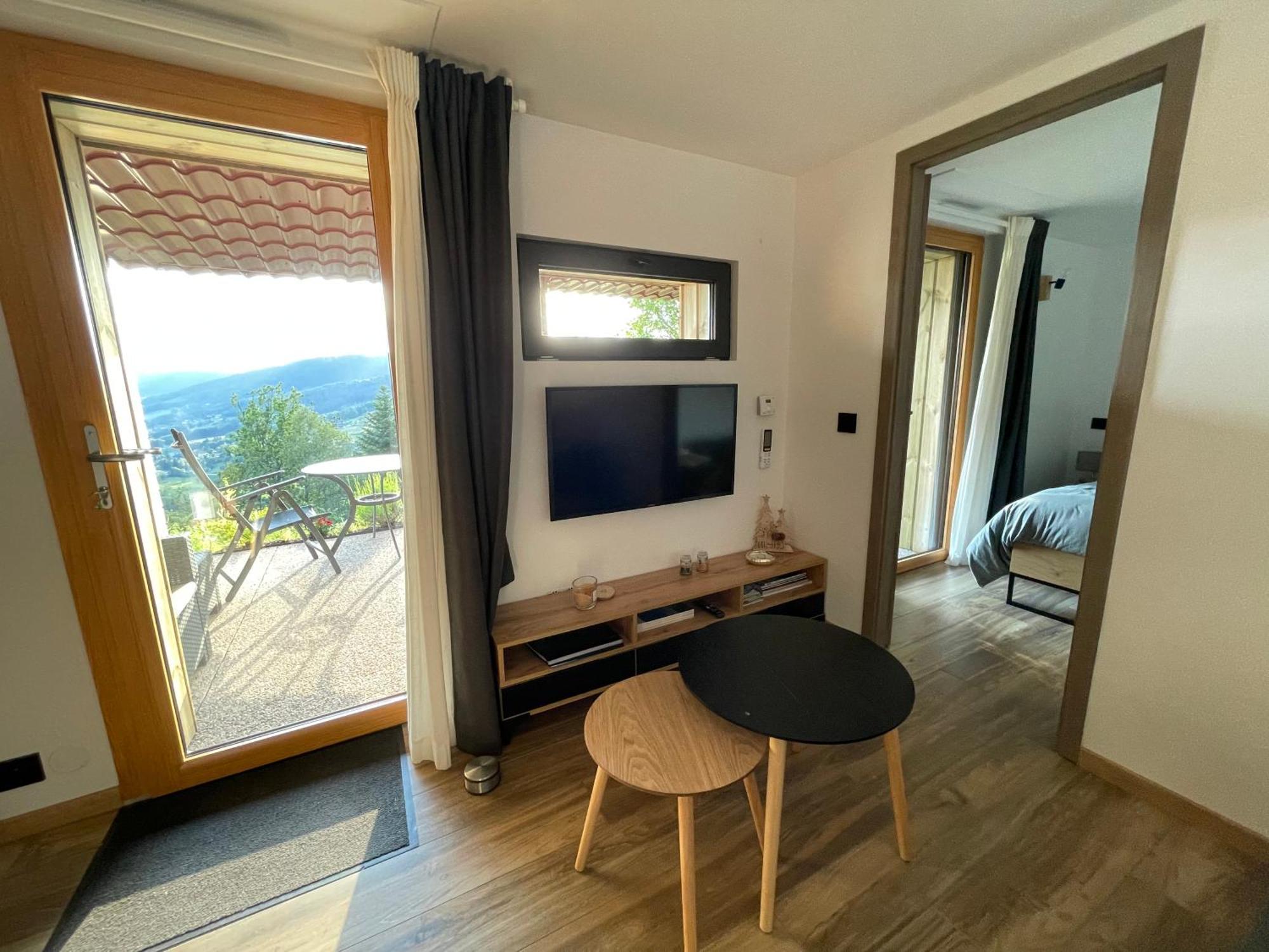 Le Gite Cozy De Bouvacote Avec Vue Panoramique Et Sauna Le Tholy Kültér fotó
