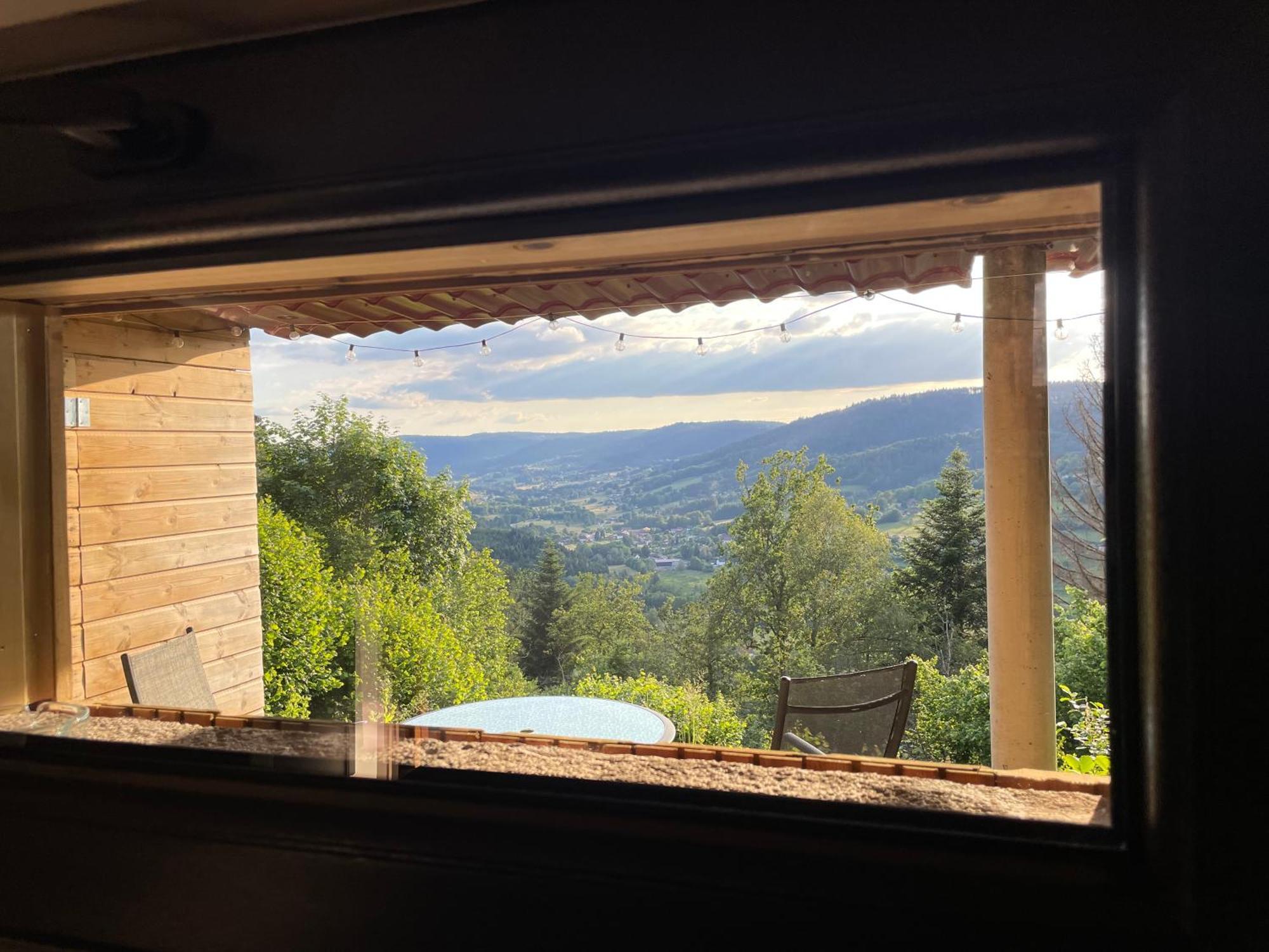 Le Gite Cozy De Bouvacote Avec Vue Panoramique Et Sauna Le Tholy Kültér fotó