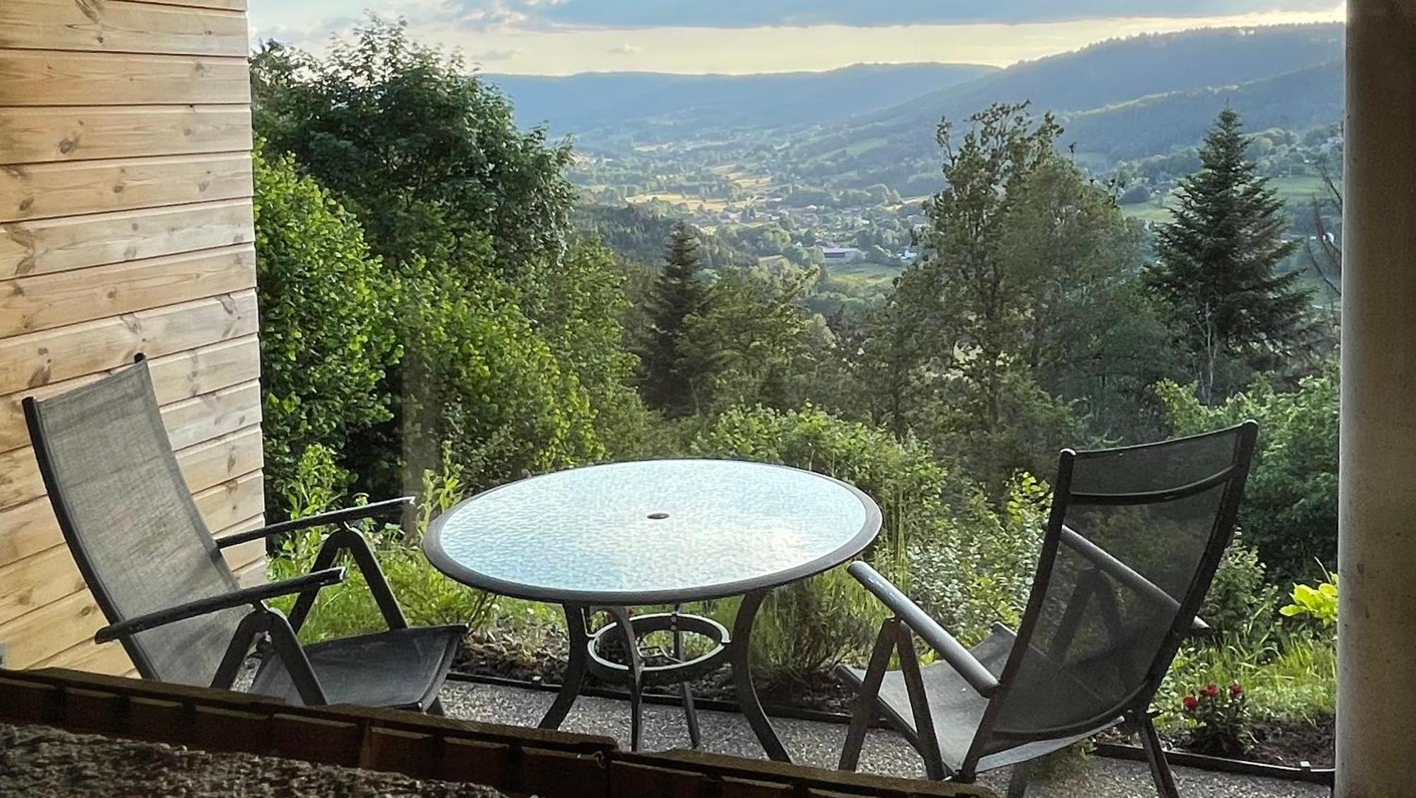 Le Gite Cozy De Bouvacote Avec Vue Panoramique Et Sauna Le Tholy Kültér fotó